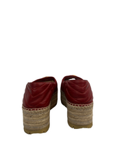 Load image into Gallery viewer, Gucci Red GG Marmont Espadrilles
