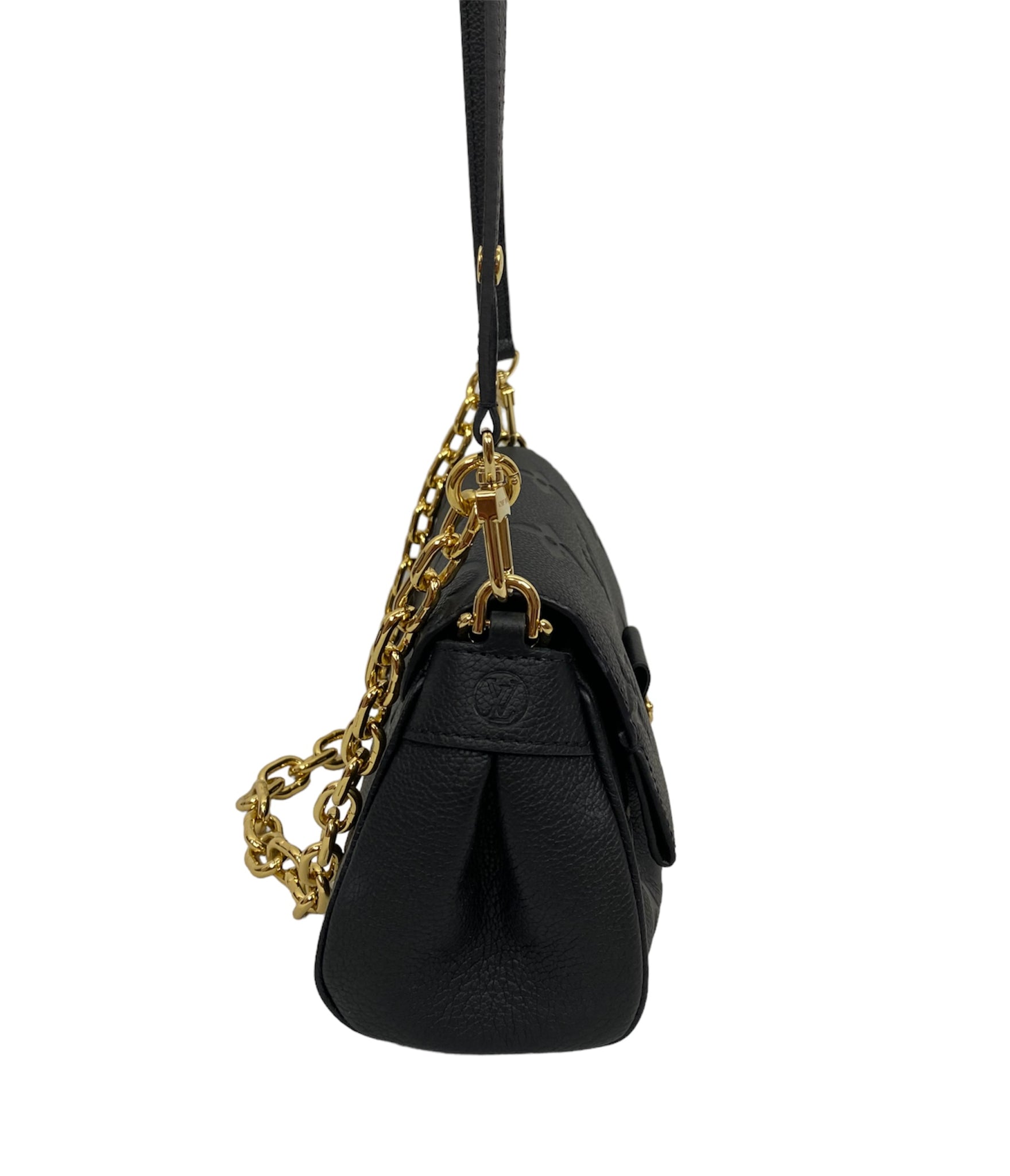 Louis Vuitton Monogram Empreinte Leather Favorite Black