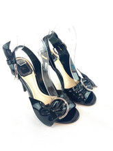 Load image into Gallery viewer, Christian Dior Buckle Patent Leather Sandals
