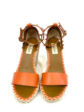 Load image into Gallery viewer, Valentino Garavani Rockstud Wedges Orange
