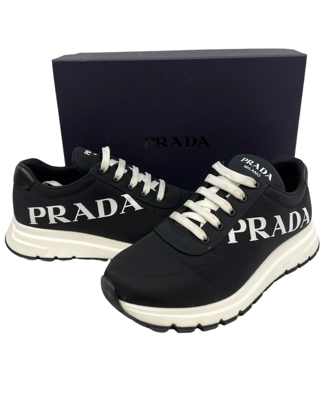 Prada Nylon Mens Sneakers