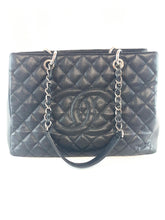 Load image into Gallery viewer, Chanel Black Grand Shopping Tote
