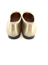 Load image into Gallery viewer, Chanel Gold Ballet Flats
