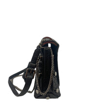 Load image into Gallery viewer, Jimmy Choo Metallic Black Python Crossbody
