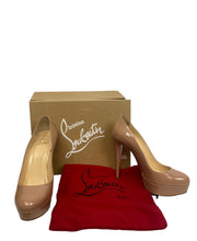 Load image into Gallery viewer, Christian Louboutin Nude Bianca 140 Patent Calf
