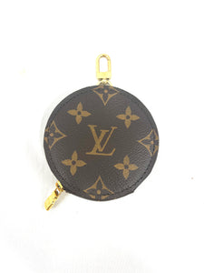 LOUIS VUITTON Monogram Canvas Round Coin Purse