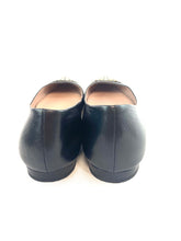 Load image into Gallery viewer, Gucci Black Leather Studded Coline Flats
