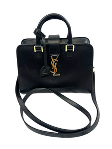 Ysl Smooth Small Cabas Black