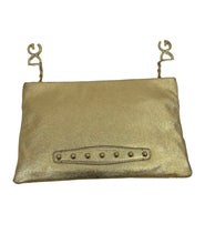 Load image into Gallery viewer, Dolce Gabbana gold clutch/crossbody bag
