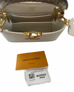 Louis Vuitton Capucines BB White