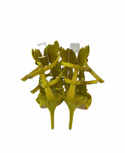 Giuseppe Zanotti Yellow Baroque Leave Sandals