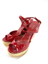 Load image into Gallery viewer, Gucci Red Wedge
