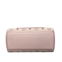 Load image into Gallery viewer, MCM Aren Medium Visetos Pink Leather Shoulderbag
