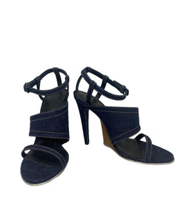 Bottega Veneta Denim Slingbacks