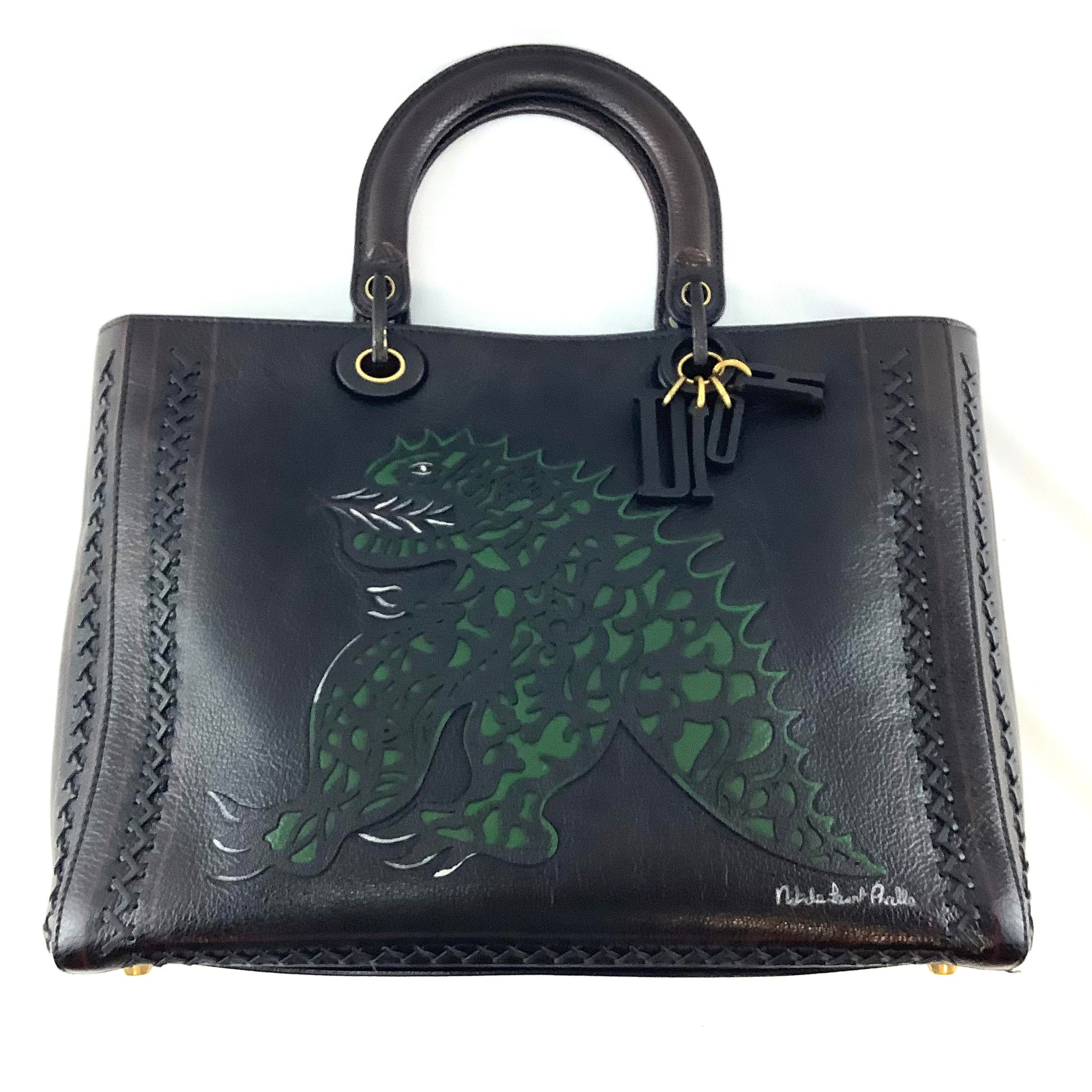 Christian Dior Supple Lady Dior Bag Limited Edition Niki de Saint Phalle  Printed at 1stDibs