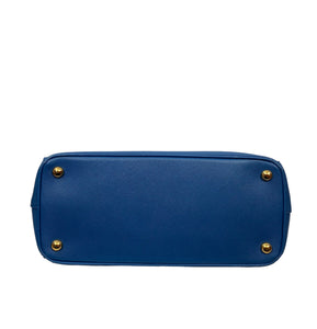 Prada Galleria Saffiano Blue Leather Bag