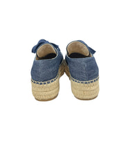 Load image into Gallery viewer, Prada denim espadrille sneakers size 37.5
