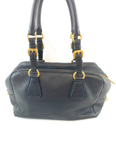 Load image into Gallery viewer, Prada Bauletto Black Leather Handbag
