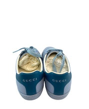 Load image into Gallery viewer, Gucci New Ace Blue Perforated Sneakers
