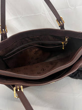 Load image into Gallery viewer, Tory Burch Chocolate Brown Buckle Tote
