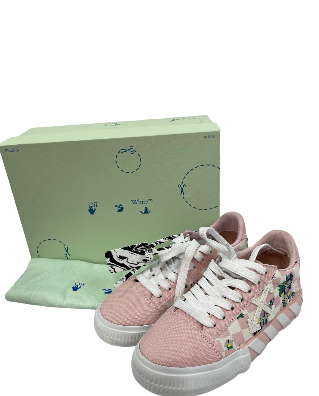 Off White Sneakers Pink