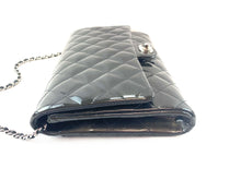 Load image into Gallery viewer, Chanel Clutch with Chain Quilted Patent Leather
