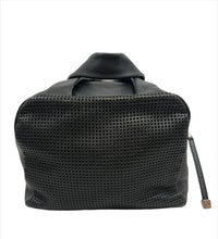 Load image into Gallery viewer, Chanel Black Perforated Leather Bowler Handbag
