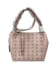 Load image into Gallery viewer, MCM Aren Medium Visetos Pink Leather Shoulderbag
