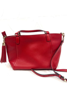 Gucci red Soho Handbag/ Crossbody