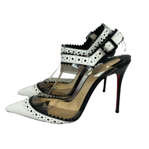 Christian Louboutin Chouette Black and white